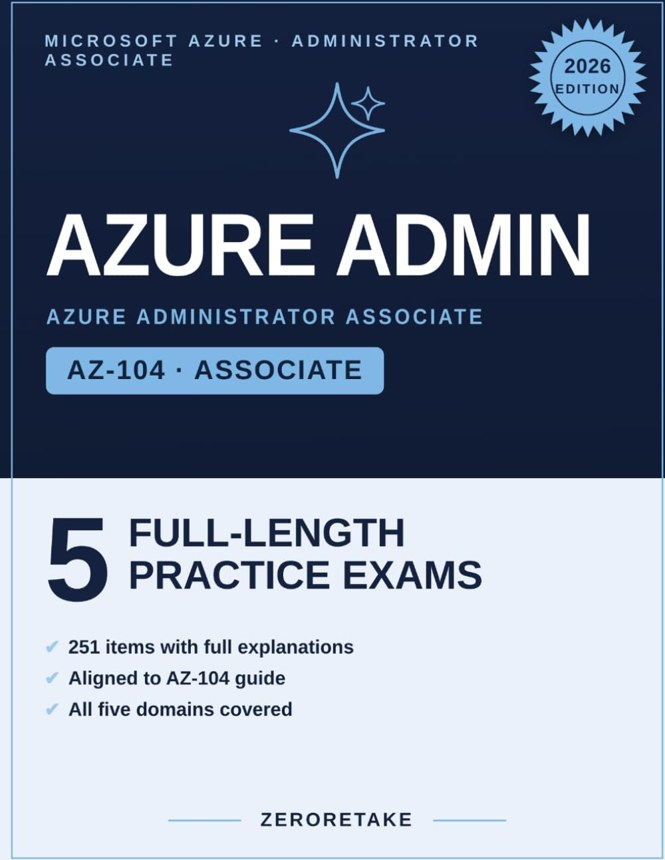Microsoft Azure Administrator Practice Tests book cover