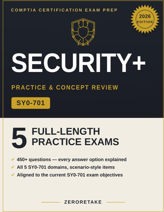 CompTIA Security+ (SY0-701) book cover
