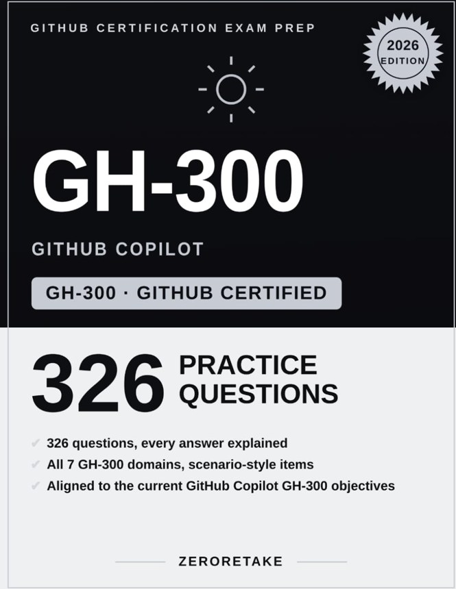 GitHub Copilot (GH-300) book cover