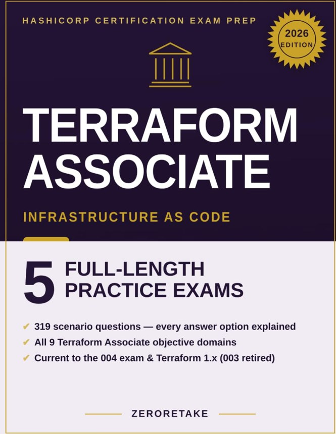 HashiCorp Certified: Terraform Associate (004) book cover
